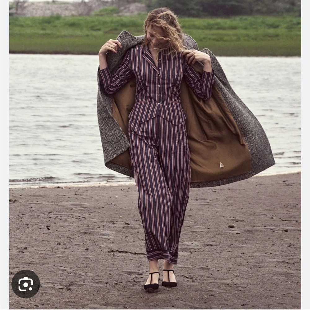 Doen cacia pant in Hudson stripe